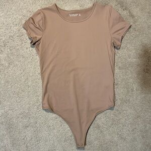 Nude Abercrombie & Fitch bodysuit